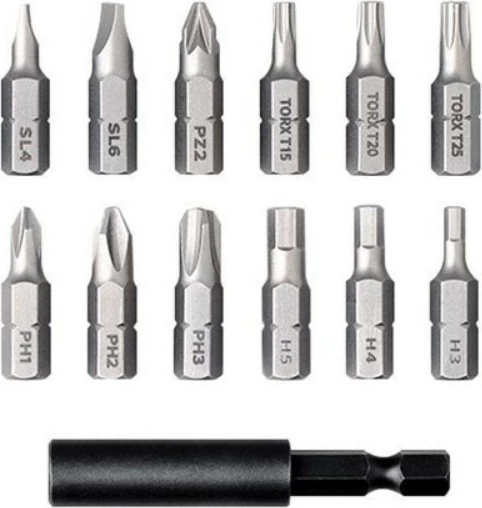 Brezžični električni izvijač Xiaomi Mi, 2000 mAh, 12 bitov, črn, komplet