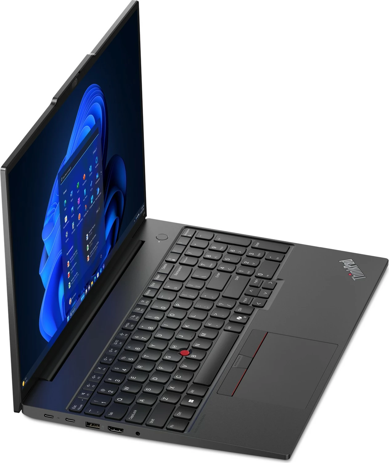 Prenosnik z visoko zmogljivostjo Lenovo ThinkPad E16, 16", AMD Ryzen 5, 16 GB RAM, 512 GB SSD, AMD Radeon Graphics, črn (DE tipkovnica)