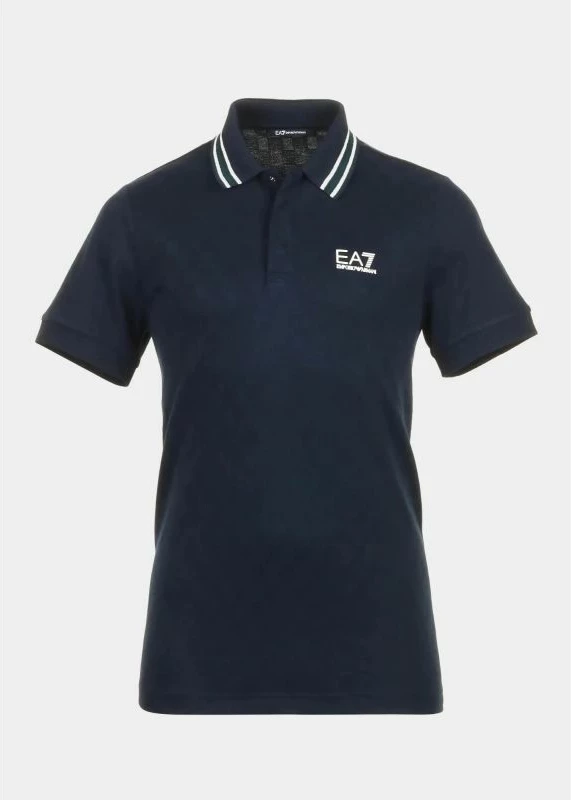 Polo majica Emporio Armani za moške, modra