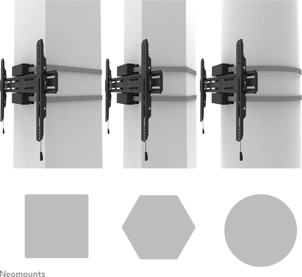 Nosilec za TV na stebriček 40–75 in, Neomounts WL30S-910BL16, fiks, črn Nosilec za TV na stebriček 40–75 in, Neomounts WL30S-910BL16, fiks, črn
