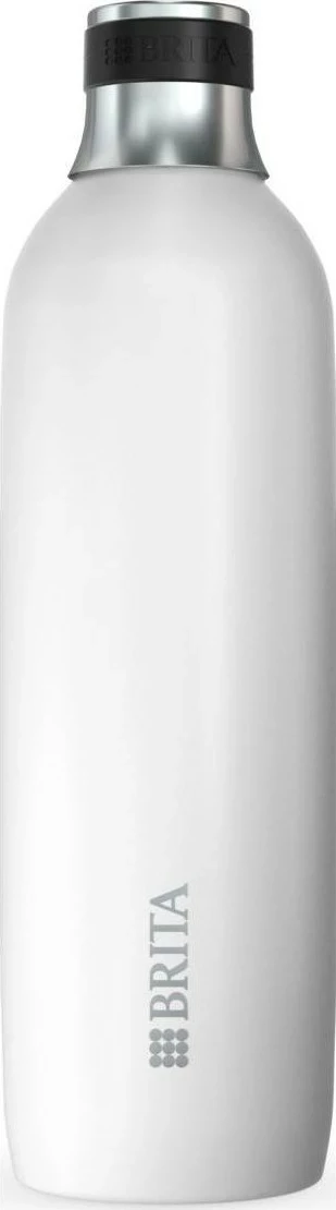 Izolirana steklenica Brita SodaTrio 1 L, bela