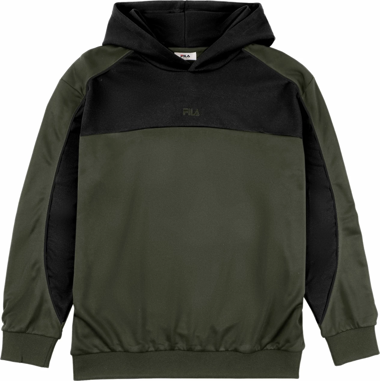 Pulover s kapuco za moške Fila, zelen
