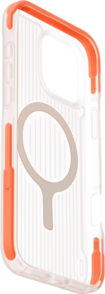 Zaščitni ovitek Combat Active Magclick Charging UNIQ za iPhone 16 Pro, oranžen
