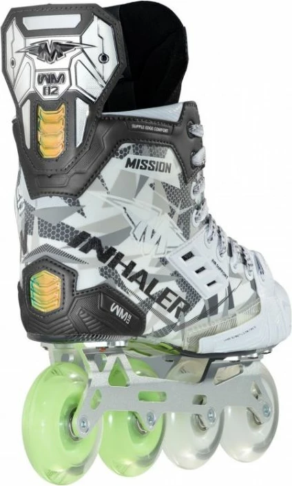 Hokejske inline tekaške atlete za otroke Mission, bele in sive