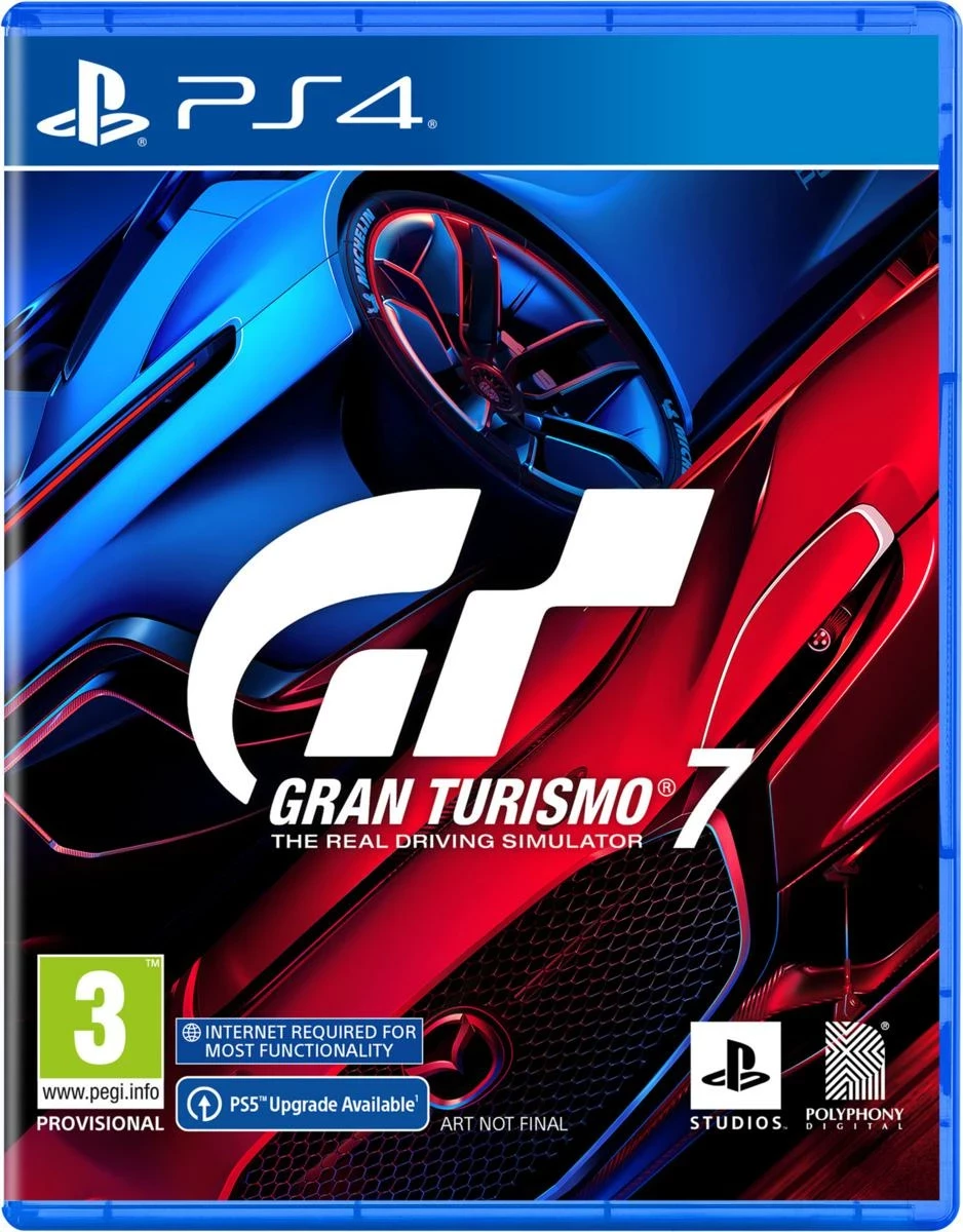 Simulacijska dirkalna igra Gran Turismo 7 Standardna izdaja za PS4
