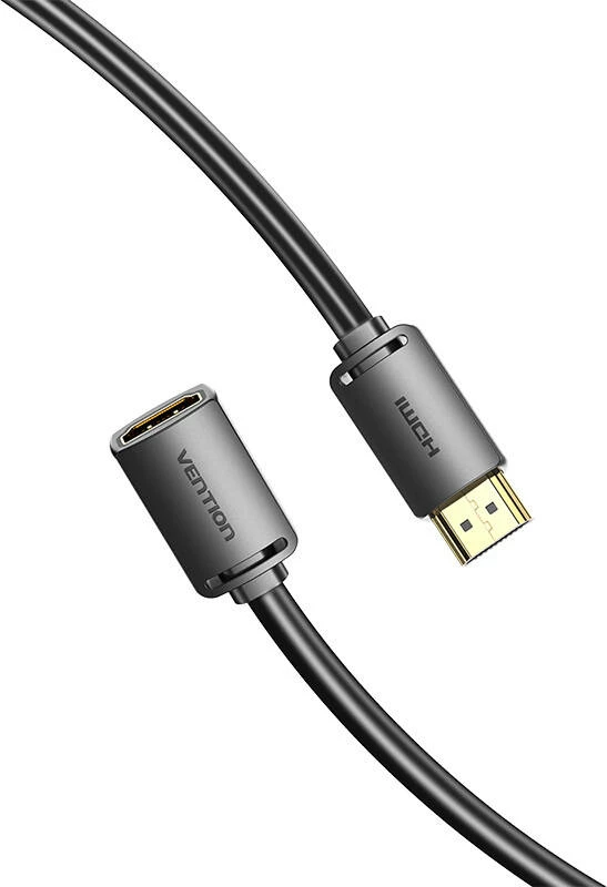 Podaljšek HDMI 2.0 Vention AHCBH, 2 m, 4K 60Hz, črn