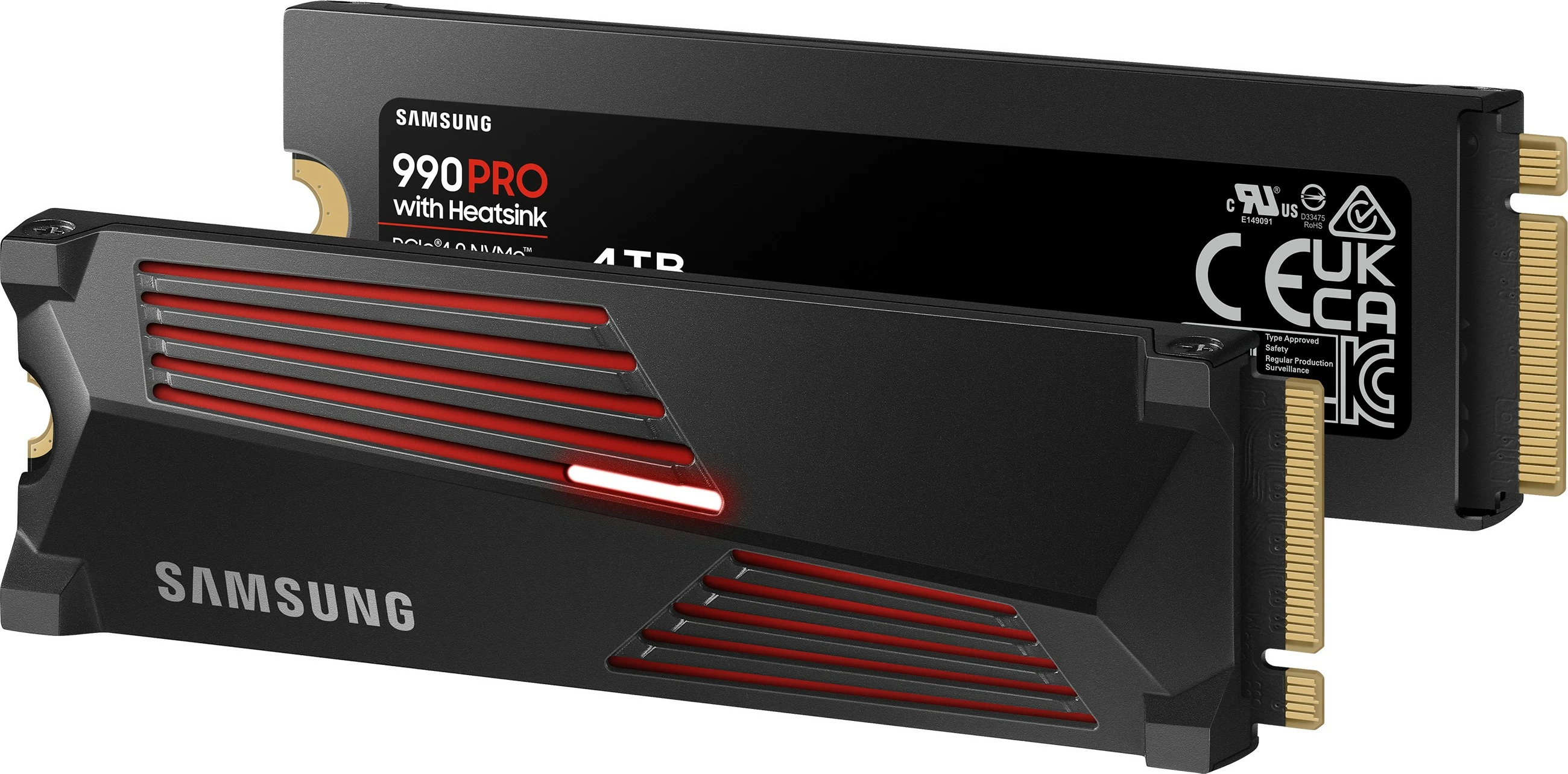 SSD visokih zmogljivosti, Samsung 990 PRO, 4 TB, M.2 2280 PCIe x4 Gen4 NVMe SSD visokih zmogljivosti, Samsung 990 PRO, 4 TB, M.2 2280 PCIe x4 Gen4 NVMe