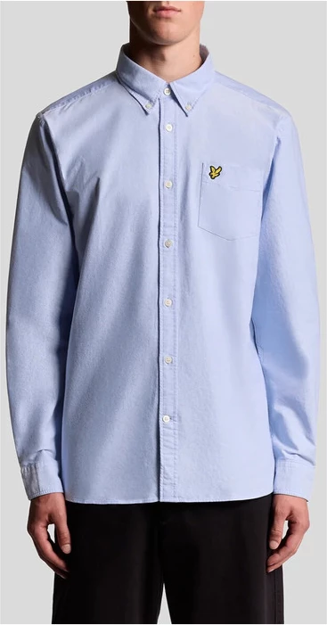 Srajca za moške Lyle & Scott, svetlo modra