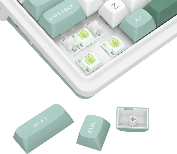 Mehanska tipkovnica Redragon Galatin Pro K719WG-RGB-PRO, 96%, RGB, brezžično/žično, bela