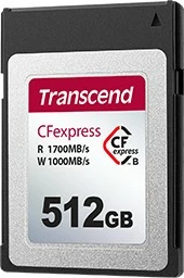 Kartica pomnilnika 512GB Transcend CFexpress 820, 1700 MB/s, 1000 MB/s, črna Kartica pomnilnika 512GB Transcend CFexpress 820, 1700 MB/s, 1000 MB/s, črna