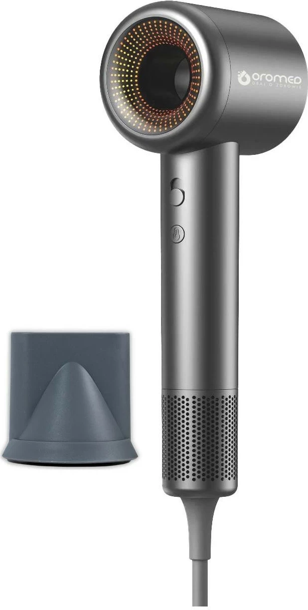 Sušilnik za lase Oromed Oro-F9 Sonic, 1600 W, ionizacija, srebrn