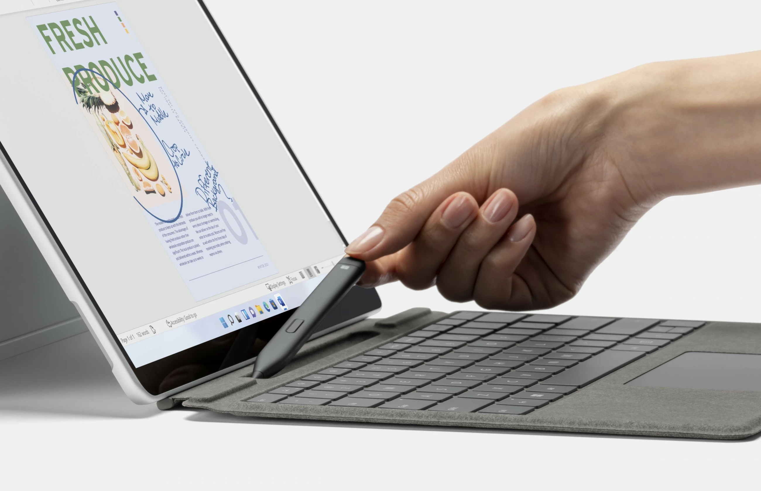 Svinčnik za pisanje in risanje Microsoft Surface Slim 2, Microsoft, črn