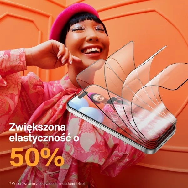 Zaščitno steklo Ultra-Wide Fit PanzerGlass za iPhone 15 Pro, proti bleščanju, filtriranje modre svetlobe, modro