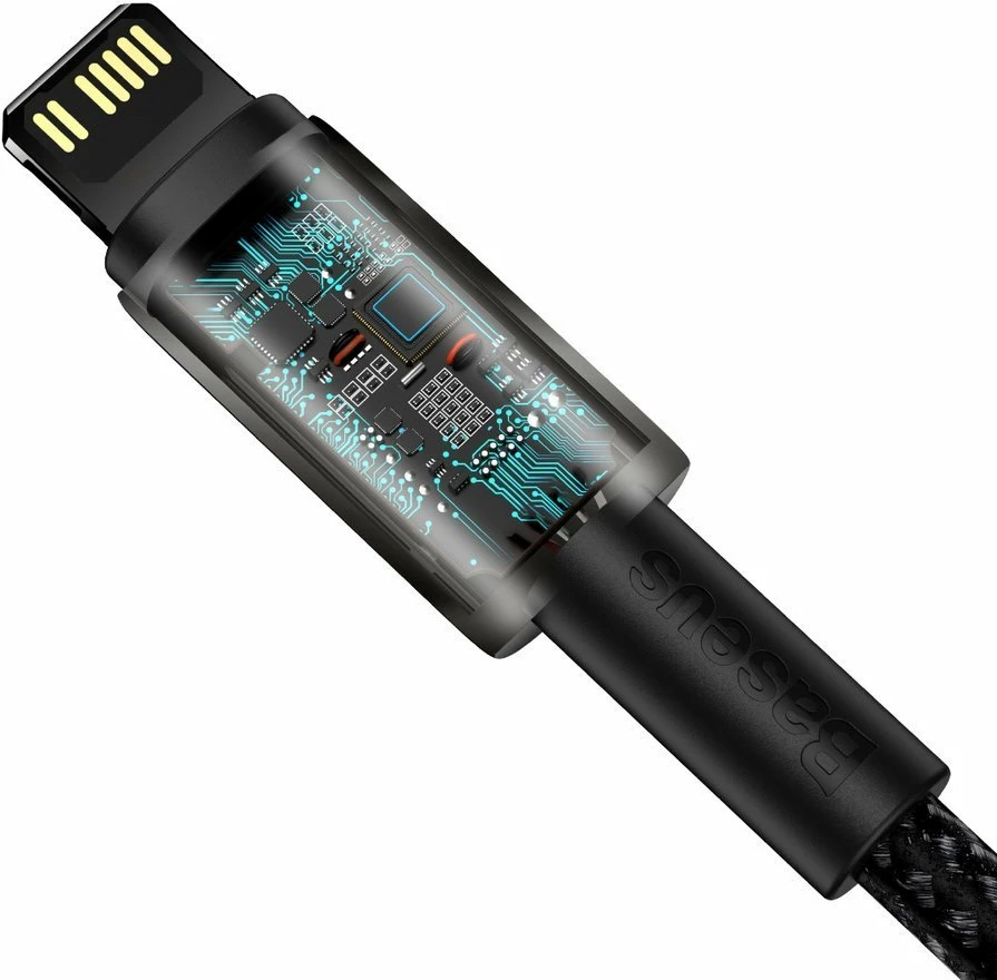 Kabel USB-C v Lightning, 1 m, 20 W, črn Baseus CATLWJ-01