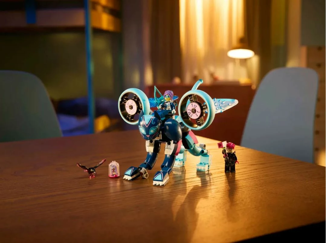 Komplet LEGO DREAMZzz mačja motorna kolesa Zoey 71479, 226 kosov, za otroke, plastika