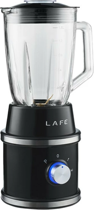 Blender z vrčem Lafe LAFBLE47472, 1,5 L, 1300 W, 2 hitrosti, titanov, črn
