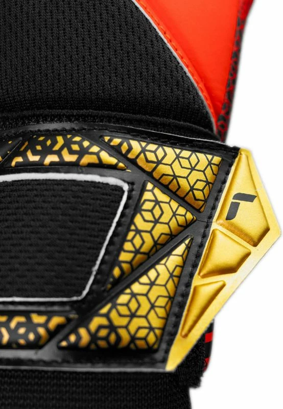 Dobre, zaščitne rokavice za vratarja Reusch, moške, črno-rdeče