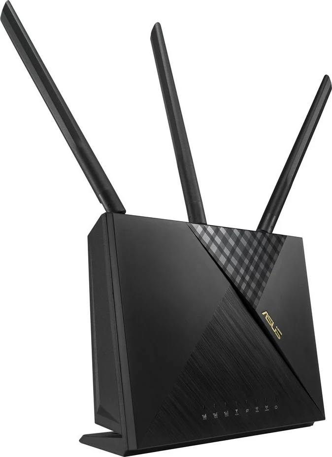 Router ASUS 4G-AX56, Wi-Fi 6, dvopasovni, črn
