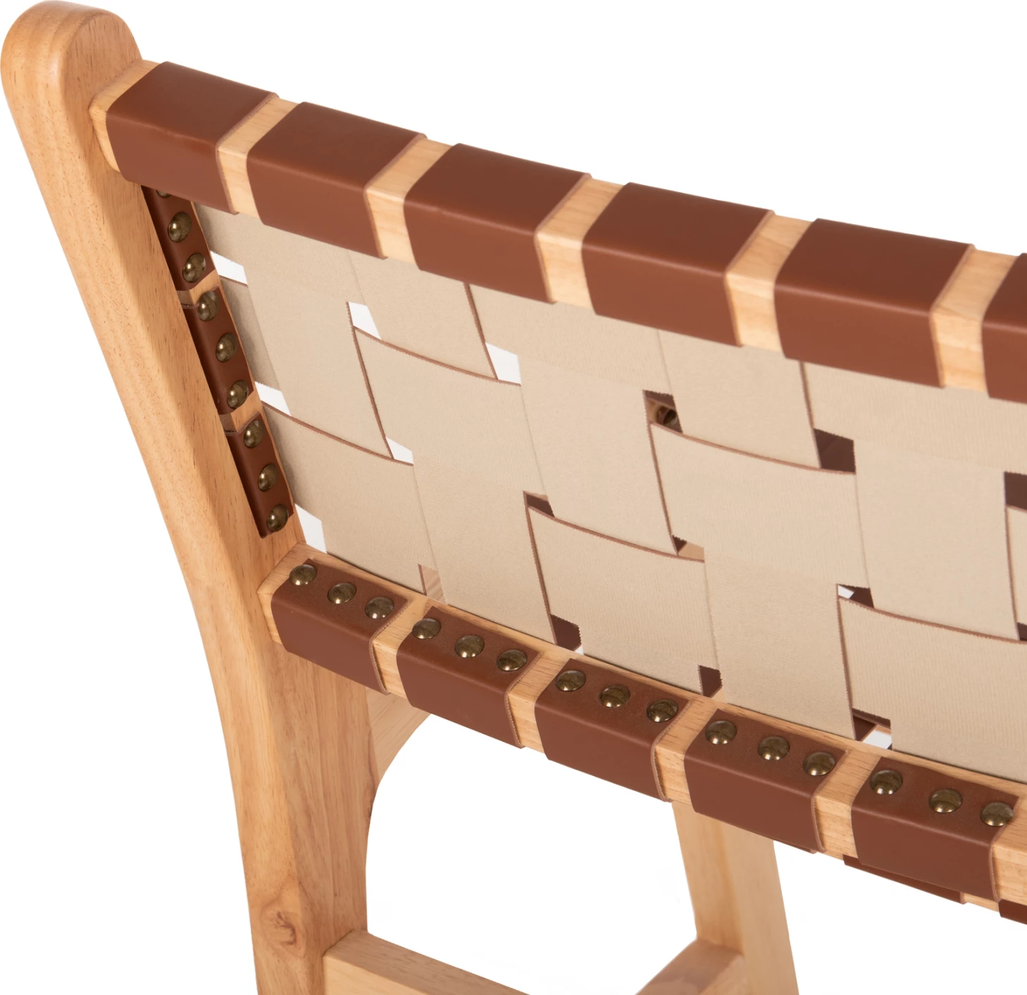 Barski stol FELIPE srednje višine FH9329.01 Toon les v naravni barvi-rjavi PU 45x47x94Hcm