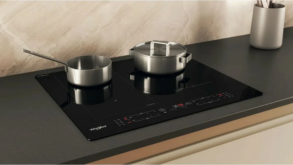 Indukcijska plošča, 4 kuhališča, na dotik, črna, Whirlpool WLB4060CPNE