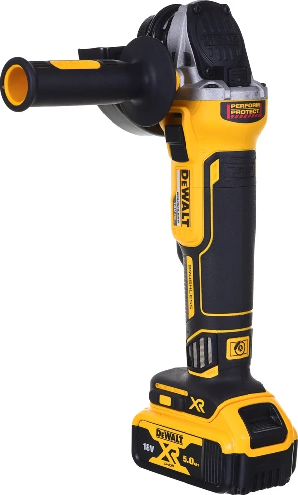 Kombinirani komplet vrtalnik/izvijač in brusilnik, DeWalt DCD796, DCG405 + 2x5,0Ah DCK208