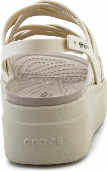 Sandale Brooklyn Strappy Low Wedge, Crocs, ženske, bež