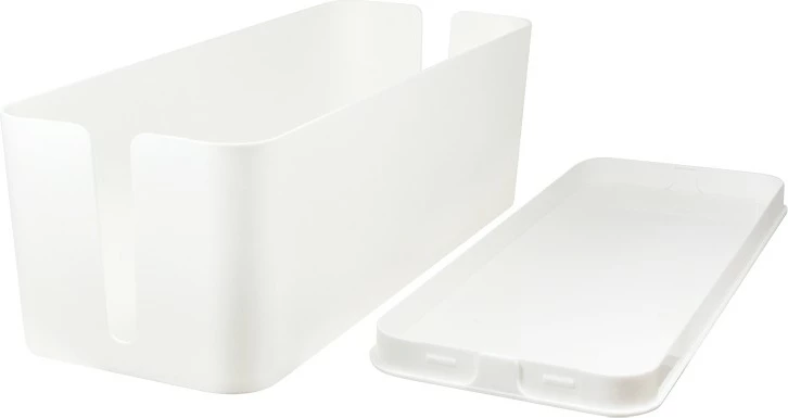 Krmilna/organizacijska škatla za kable LogiLink KAB0063, plastika, bela