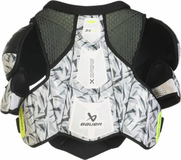 Mladoatletske ščitnike za ramena Bauer, črno-rdeče