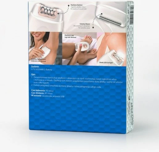 Epilator Oromed Oro-Epil Silk Gold, bel