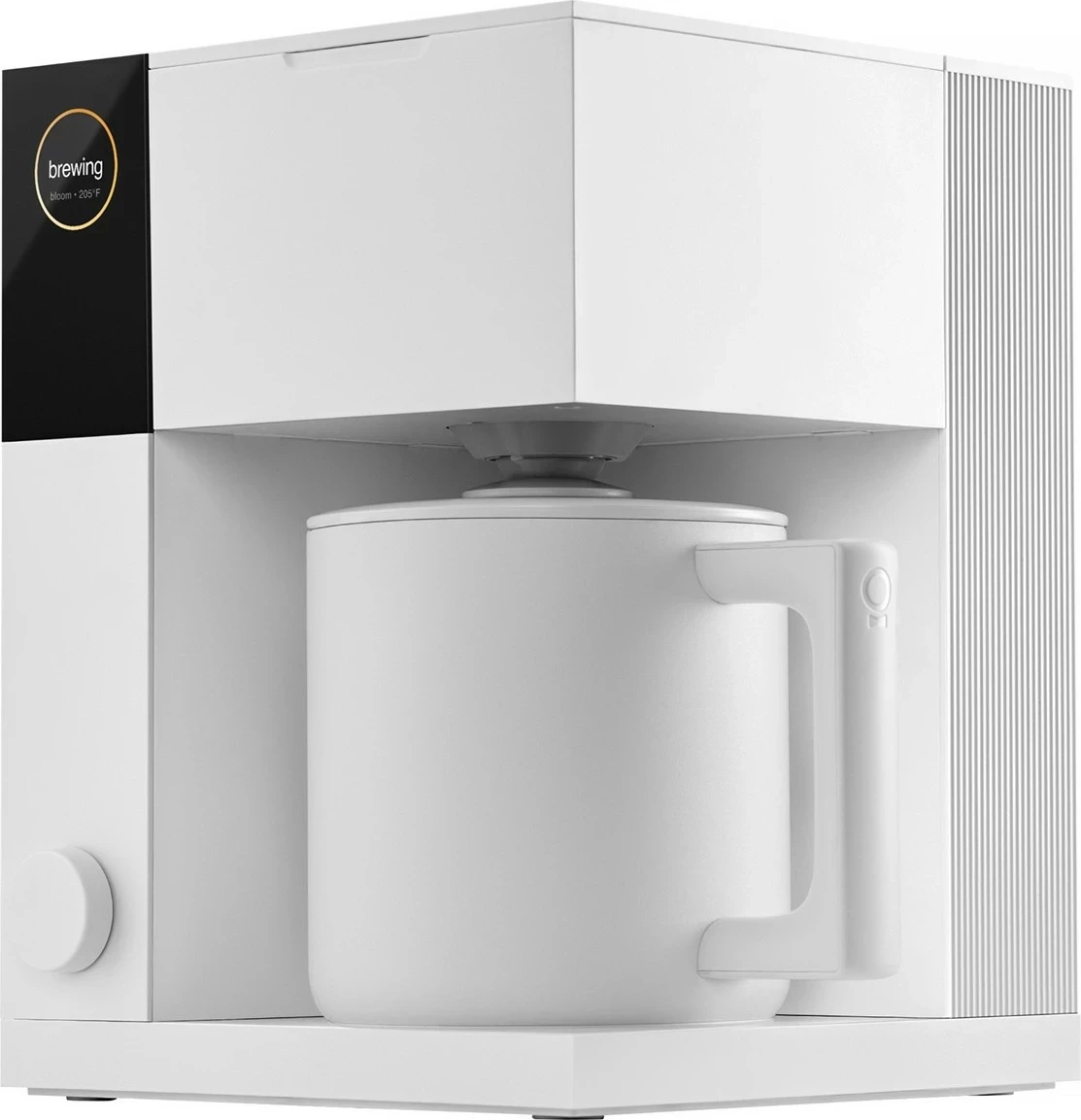 Kapljični aparat za kavo Fellow Aiden, 10 skodelic, Wi‑Fi, barvni zaslon, mat bela