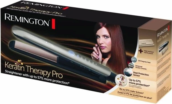 Poravnalnik za lase Keratin Therapy Pro Remington S8590