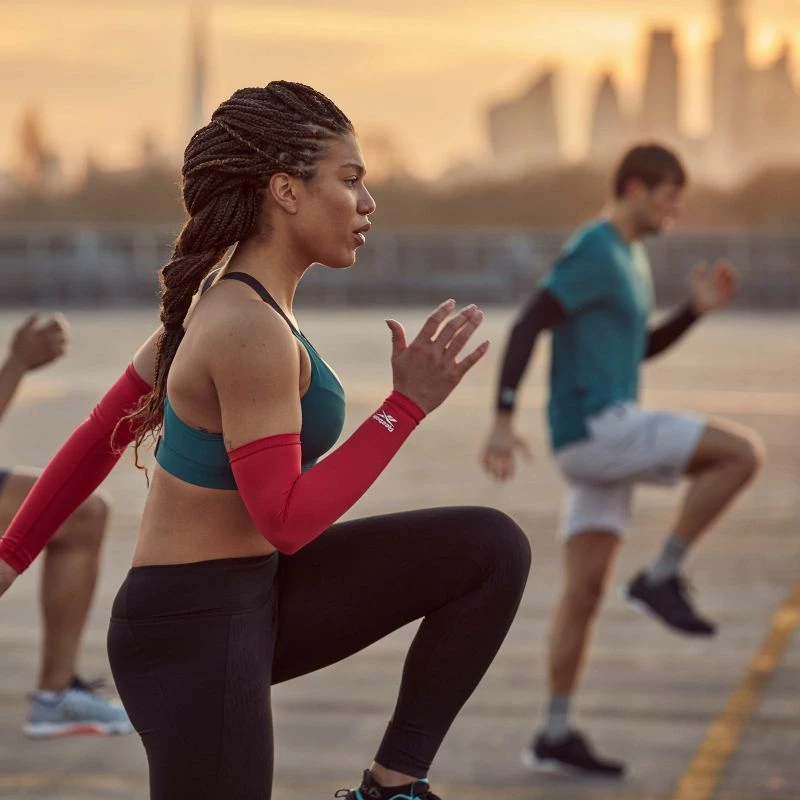 Trakovi za kompresijo Reebok, rdeči Trakovi za kompresijo Reebok, rdeči