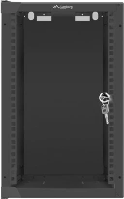 Stenski kabinet za montažo 10", 9U, 280x310, črn Lanberg
