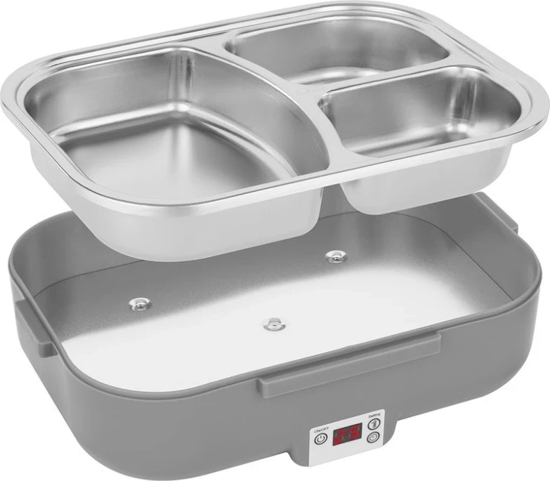 Električna škatla za kosilo N'oveen LB640 LED, temno siva