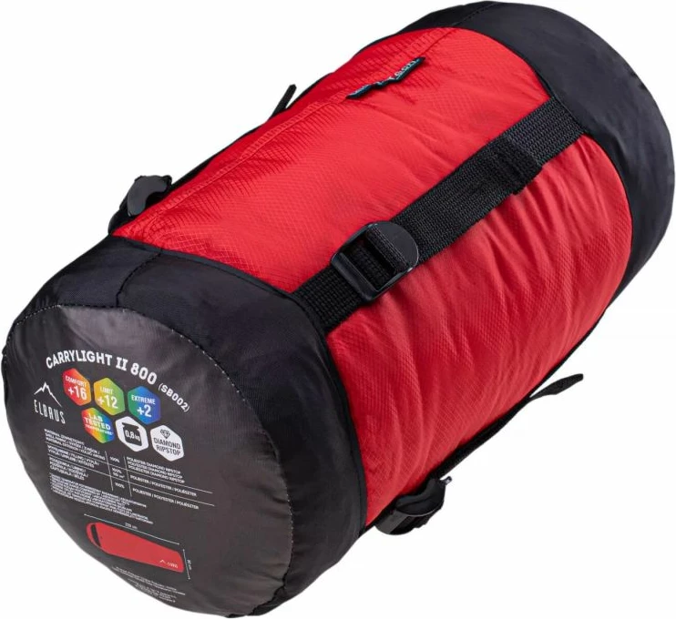 Spalna vreča za turizem Elbrus, rdeča