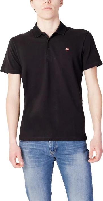Majica polo Napapijri za moške, črna