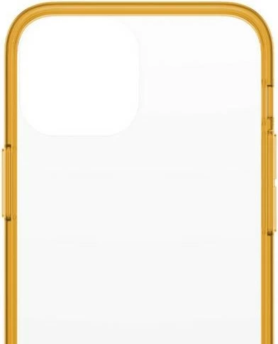 Ovitek za telefon PanzerGlass ClearCase za iPhone 13 Mini, prozoren/rumen