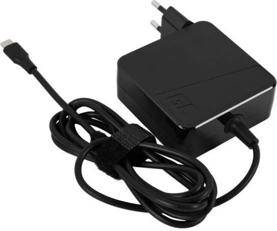 Adapter za napajanje USB-C Green Cell AD134PV2, 65 W, črn