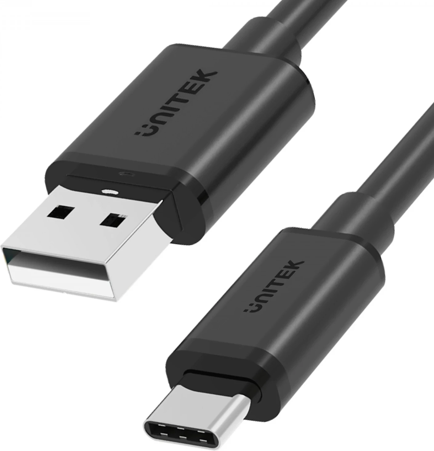 USB-A na USB-C kabel 2.0, 480 Mbps, 1 m, črn Unitek