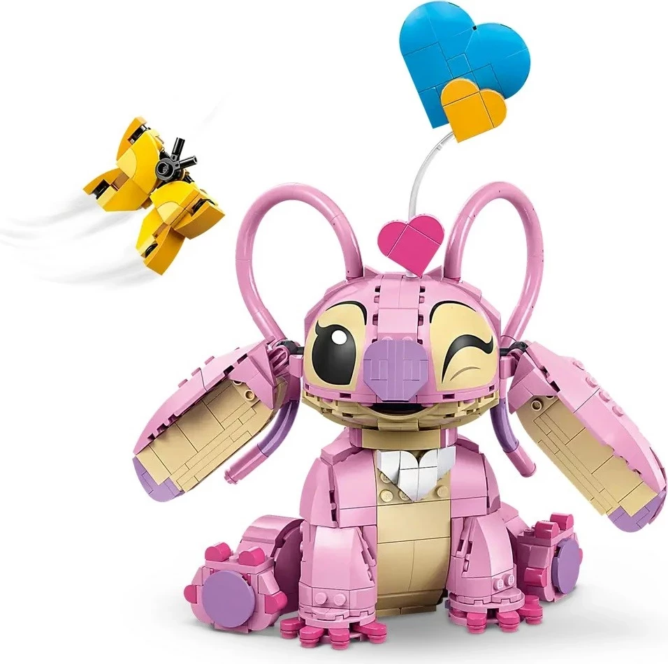Set gradnje Disney Angel 43257, 782 kosi, rožnat