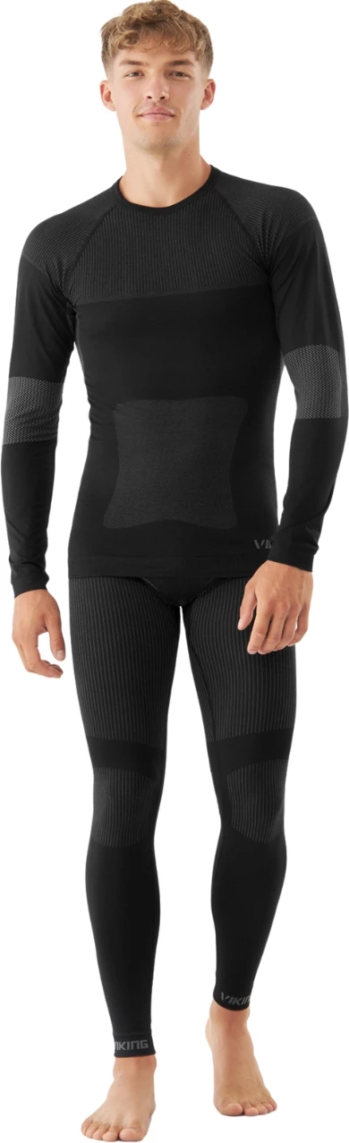 Termo oblačilo za moške Viking, črno-sivo