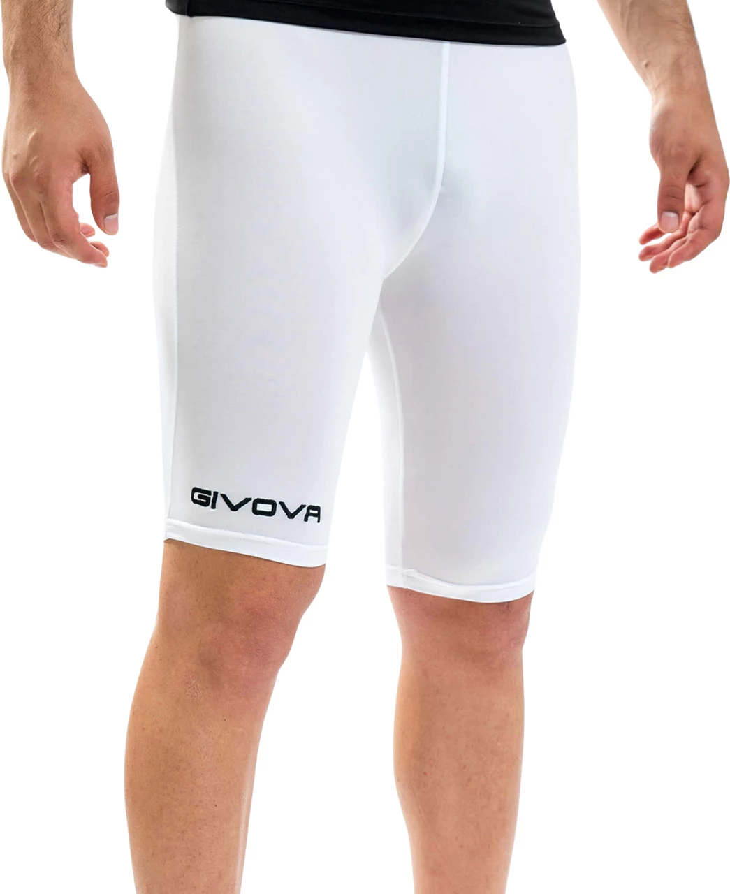 Bermuda športne kratke hlače Givova Skin, unisex, bele