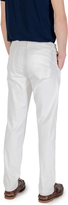 Hlače za moške Borghese, bele