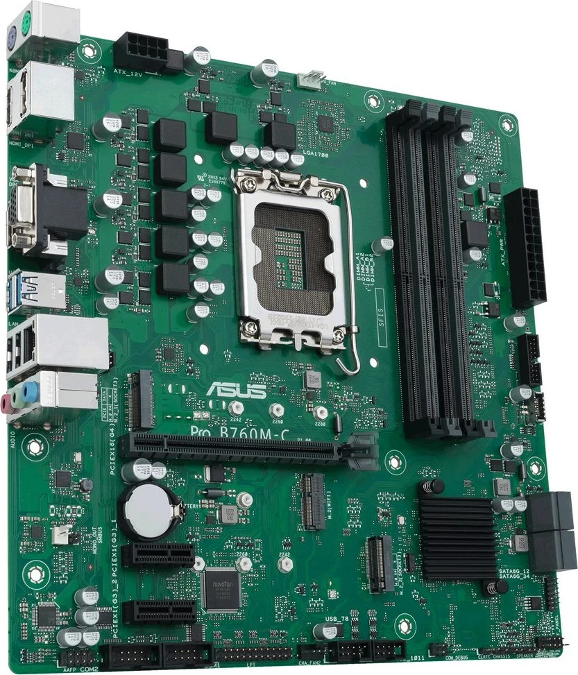 Matična plošča ASUS PRO B760M-C-CSM, Socket LGA 1700, micro ATX
