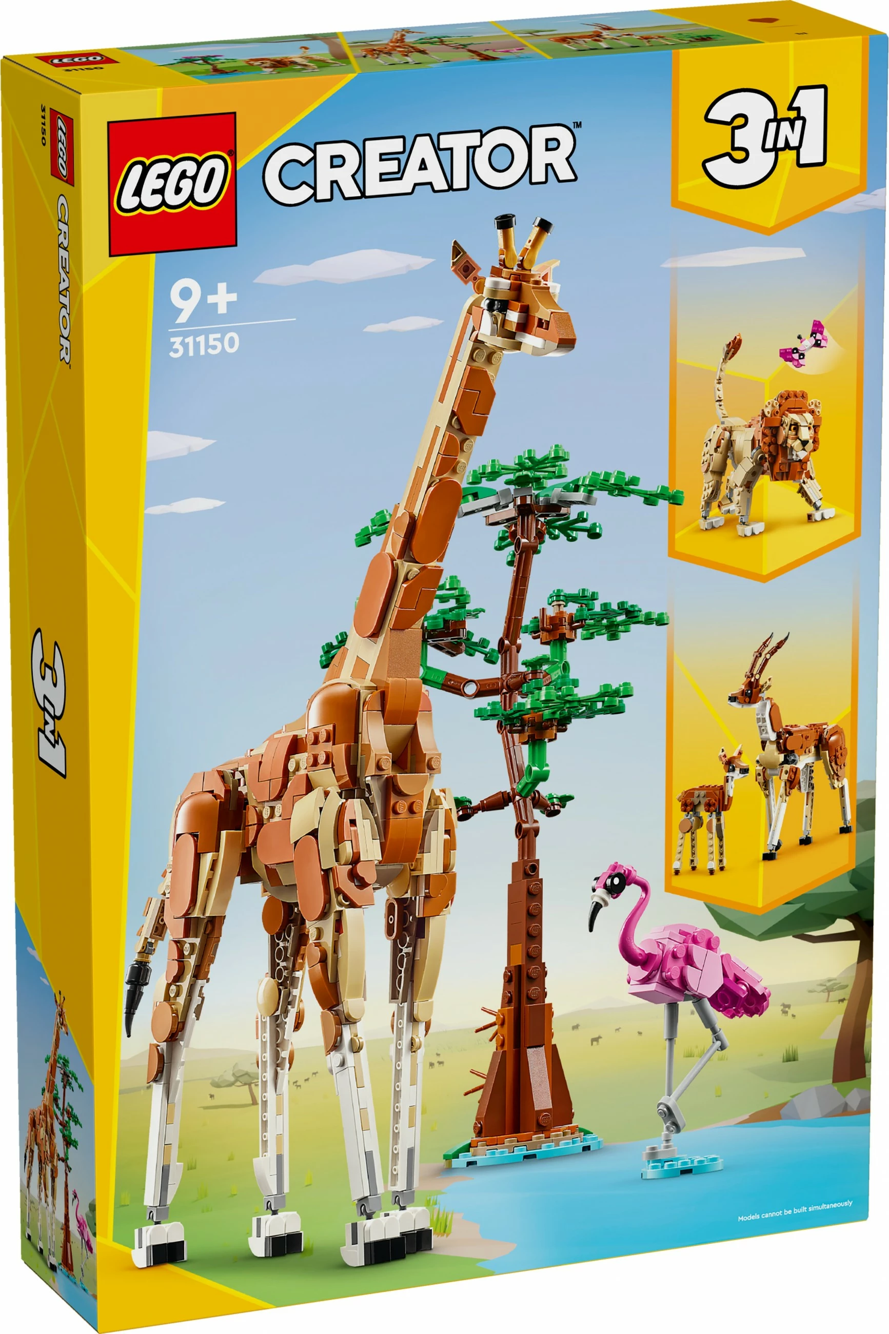 Set za gradnjo LEGO Creator 3in1 31150, 780 kosov, večbarven
