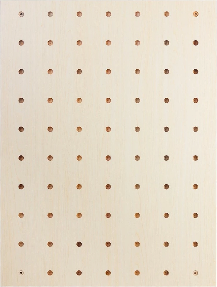 Stenski organizator iz svetlega lesa Maclean MC-131 WD, 60x80 cm, do 20 kg