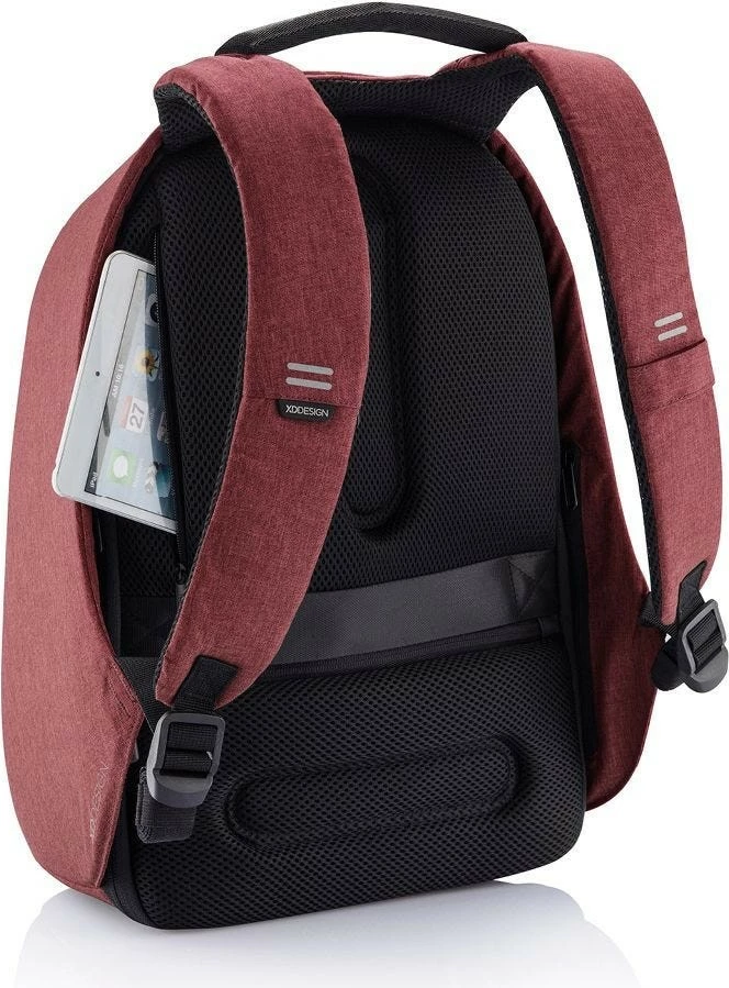Protivlomni nahrbtnik XD DESIGN BOBBY HERO REGULAR, 16 L, za prenosnik 15,6", rdeč