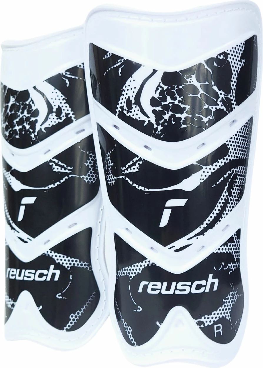 Ščitniki za golen, za moške, Reusch Attrakt Lite, beli-črni