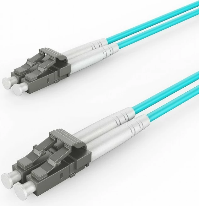 Optični kabel OM4, Gembird CFO-MDOM4-LC/LC-20M, 20 m, LC/LC, turkizen