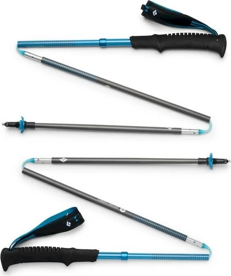 Trekking palice Distance Carbon, 125 cm, Desert Sky, Black Diamond, 2 kosa